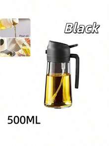 1/4pcs 2-In-1 Plastic Oil Sprayer, 15.8oz Plastic Olive Oil Dispenser With Mist Spray And Drizzle Functions, 470ml Plastic Oil Sprayer Bottle With Anti-Clog Filter, Leak-Proof Seasoning Container For Kitchen, Salad, Frying, Grilling - Multicolor - View 23