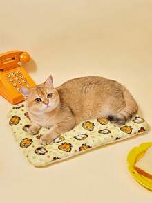 GARFIELD | PETSIN 1件可愛小貓頭與五角星印花寵物巢墊，柔軟舒適保暖 - 彩色 - 查看 1