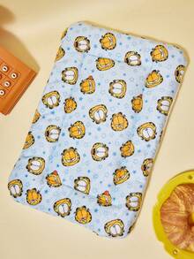GARFIELD | PETSIN 1 Piece Of Cute Kitten Head And Five Pointed Star Printed Pet Nest Mat, Soft, Comfortable And Warm Pet Nest Mat - Multicolor - View 7