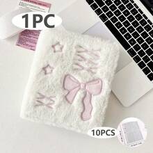 1pc Original Ballet Style Bow Plush A6 Card Album Loose Leaf Inner Page Small Card Star Chasing Storage Card Album Back To School - Multicolor - View 20