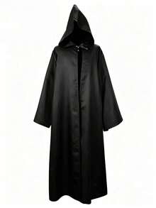 1PC Halloween Cosplay Costume | Halloween Gift | Festive Atmosphere Outfit - Black Cloak - View 13