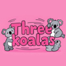 Three koalas