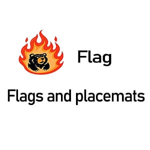 Flags and placemats