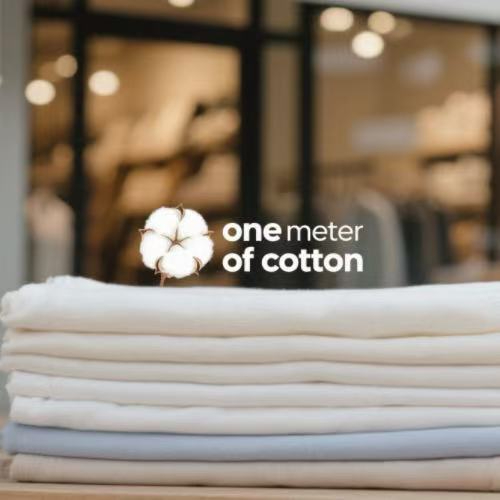 One meter of cotton fabric