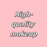 High-quality makeup