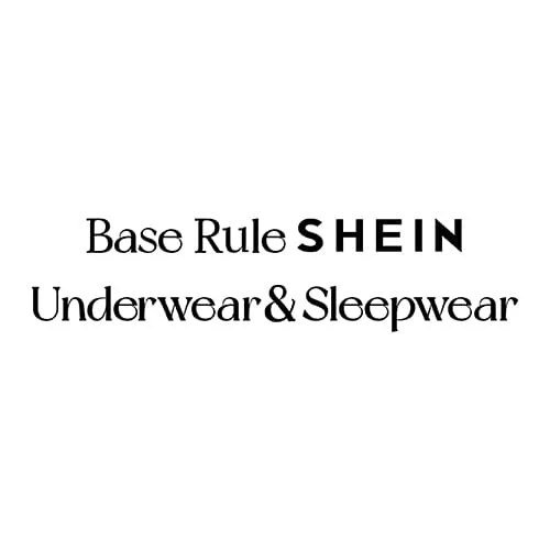 Base Rule SHEIN Underwear & Sleepwear