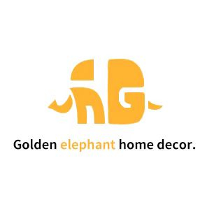 Golden elephant home decor