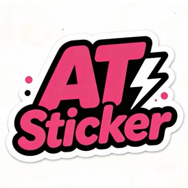 AT Sticker