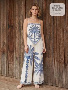 CAJUNI Women Two-Piece Outfits - White - View 6