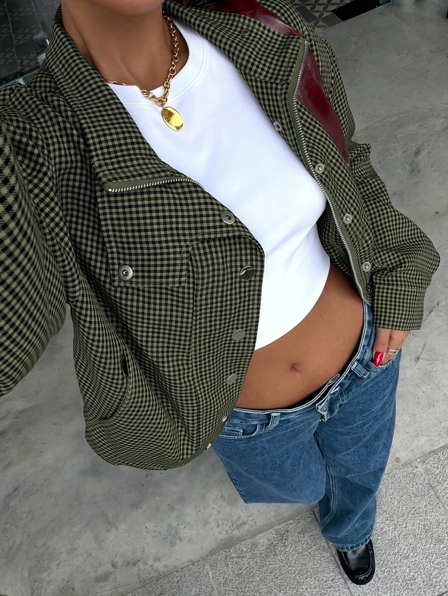 Muchica Women Jackets - Army Green - View 1
