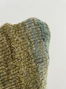 Elamini Minimalist Casual Sweet Women's Autumn/Winter Sage Green Cardigan Knit Dress - Multicolor - View 9