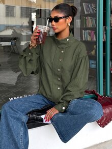 Muchica Women Jackets - Army Green - View 7