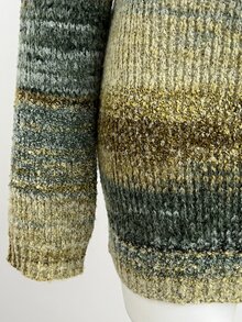 Elamini Minimalist Casual Sweet Women's Autumn/Winter Sage Green Cardigan Knit Dress - Multicolor - View 7