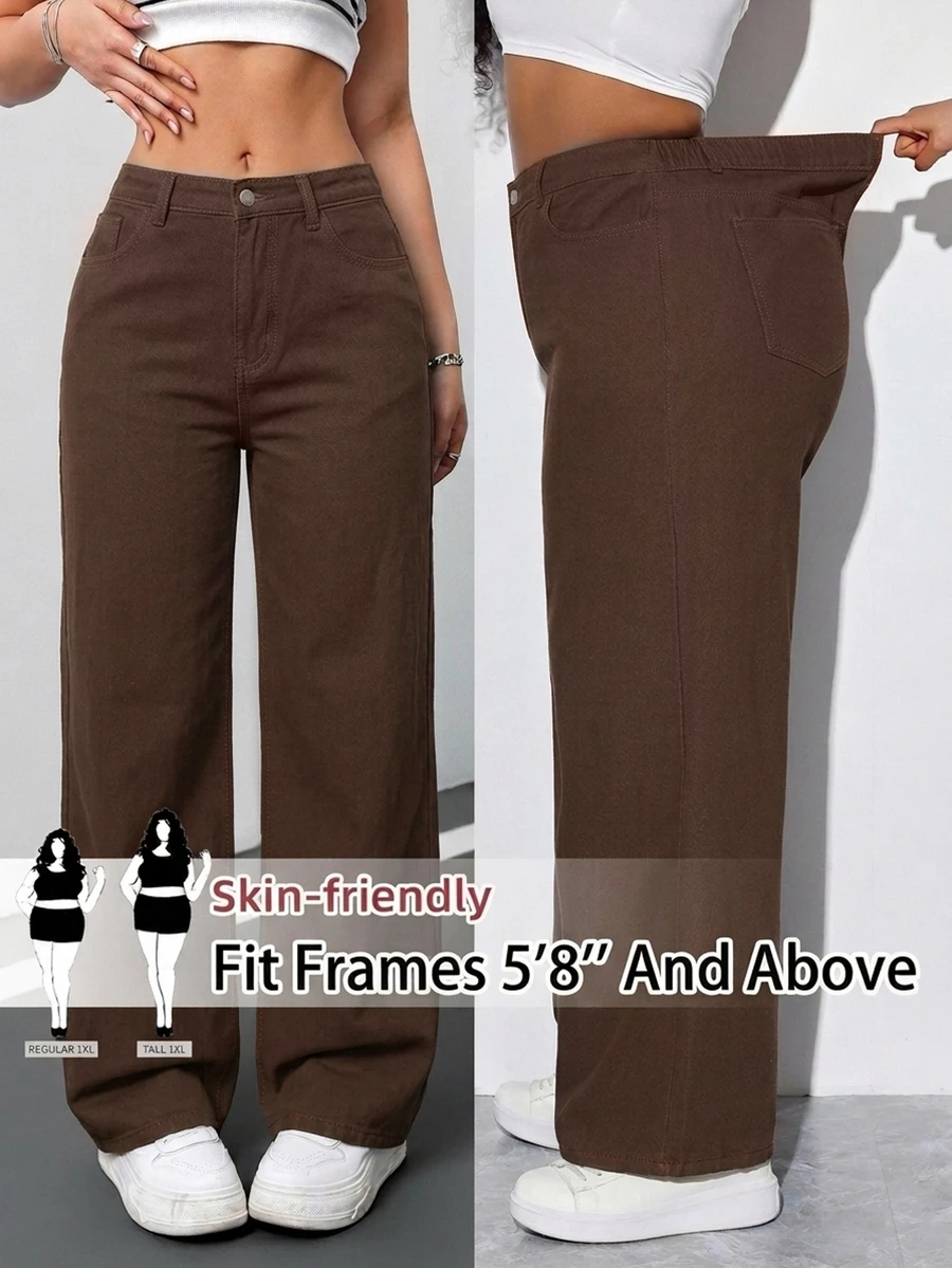 SHEIN Tall CURVE Plus Size Jeans Fall