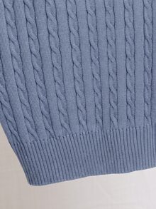 SHEIN Tween Boys Sweaters - Blue - View 6