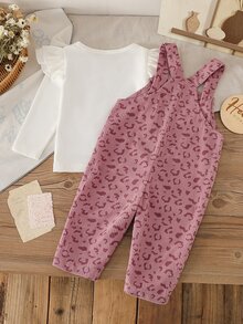 SHEIN Vintaside Kids 嬰童（女）連體褲 - 粉色 - 查看 2