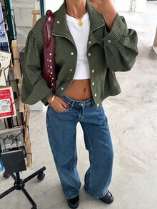 Muchica Women Jackets - Army Green - View 3