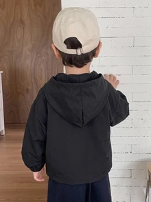 Dazy Kids Young Boys Winter Coats - Black - View 2