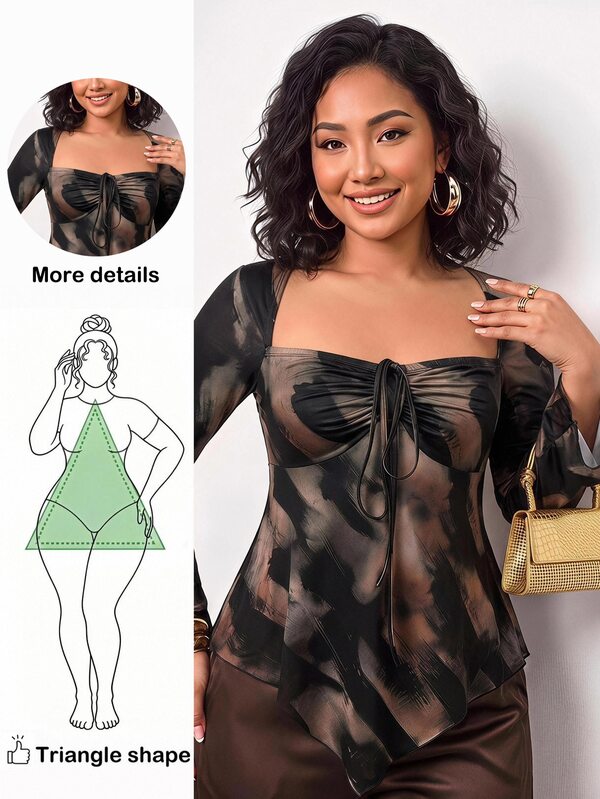Truni Plus Size Women Tops