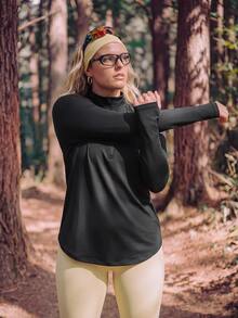 In My Nature Women Plus Size Sports Tees & Tanks Fall - Black - View 6