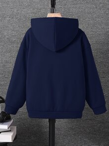 SHEIN 男童（大）衛衣 - 藏蓝色 - 查看 2