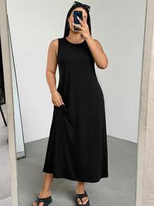 Shapeblank Plus Size Dresses - Black - View 4