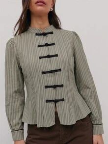 Nöista Women Blouses & Shirts - Olive Green - View 4
