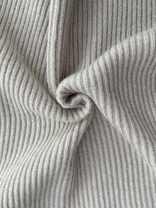 Elenzga 1pc Button Detail Batwing Sleeve Sweater - Apricot - View 8