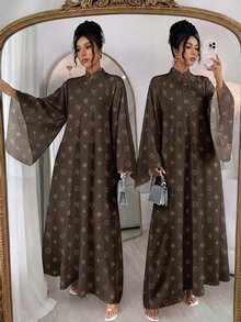Rafferiza Women Maxi Dresses - Brown - View 5