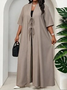 SHEIN Lady Plus Size Co-Ords - Black - View 3