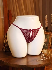 Seduluxe Plus Size Sexy Lingerie - Burgundy - View 5