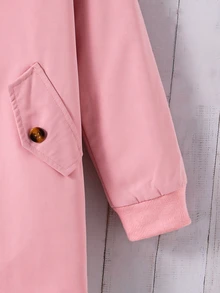 Tween Girls Coats - Berwarna merah muda - View 6