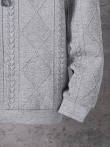 SHEIN Tween Boys Sweatshirts - Grey - View 6