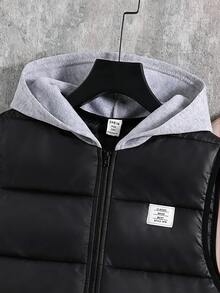 SHEIN 青少年男孩外套套裝 - 卡其色 - 查看 6