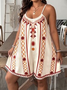 SHEIN VCAY Monos Talla Grande - Multicolor - Ver 4