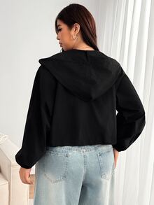 Enliva Manteaux grandes tailles - Noir - Voir 2