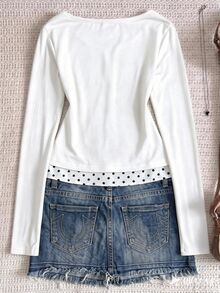 Camisetas Niñas (13-16) - Blanco - Ver 2