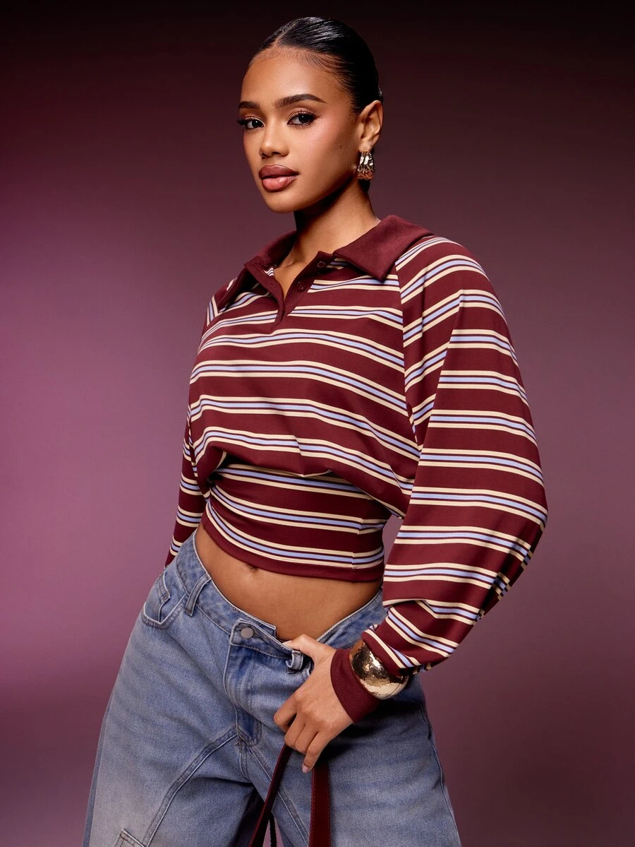 Denimoi Women Tops - Burgundy - View 1