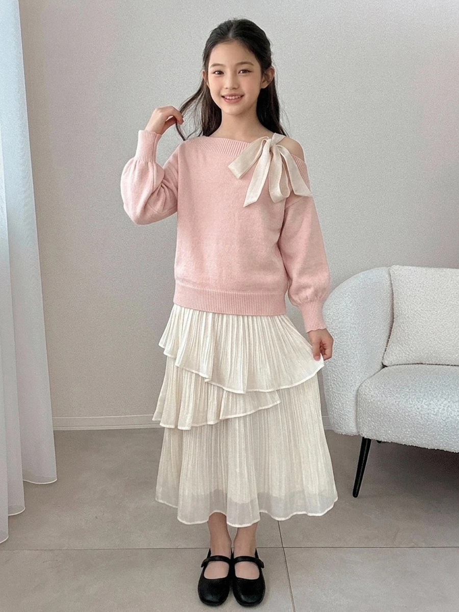 DAZY Tween Girls Sweaters Fall - Pink - View 1