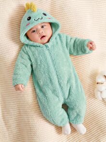 Newborn Baby Jumpsuits - Green - View 6