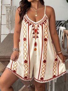 SHEIN VCAY Monos Talla Grande - Multicolor - Ver 1