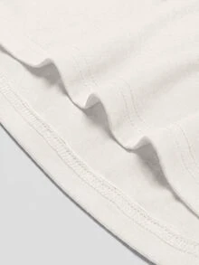 Manfinity Joysei Camiseta con gráfico de letras & Pantalones cortos con cintura de cordón para hombre - Marrón - Ver 5