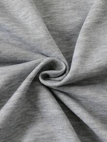 ROMWE MEN Men Zip-Up Hoodies - Grey - View 3