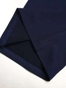SHEIN Tween Girls Pants - Navy Blue - View 7