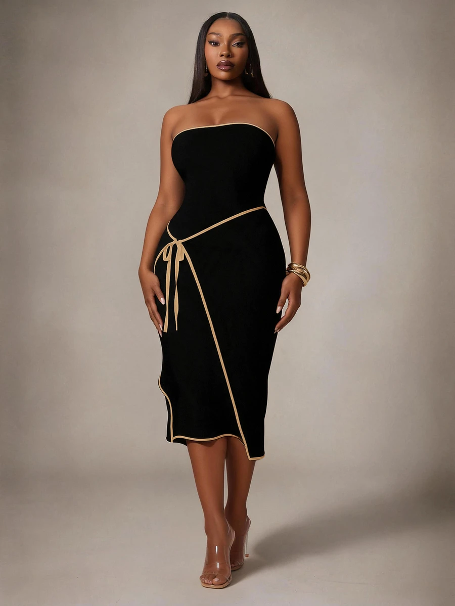 Radiana Plus Size Dresses - Multicolor - View 1