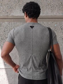ESTAVOR Men T-Shirts - Grey - View 8