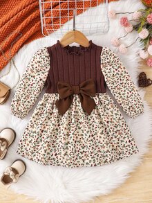 Baby Girls Dresses - Brown - View 3