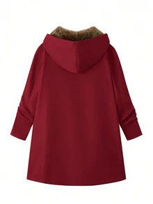 EMERY ROSE Chaquetas de talla grande - Rojo - Ver 2