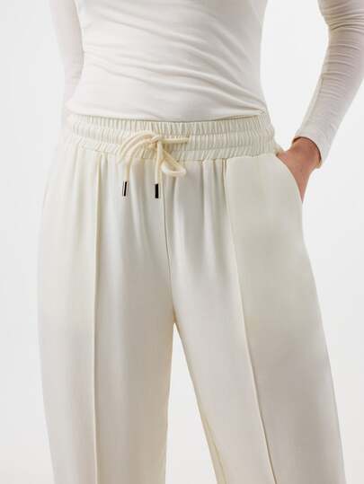 KÆRIA Hus Drawstring Waist Wide Leg Pants
