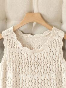 SHEIN Franclia Women Sweater Co-Ords - Apricot - View 7